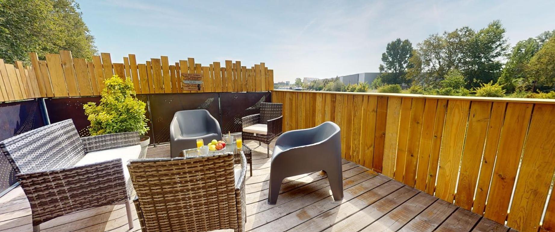 La Peniche De Fabrice Avec Jacuzzi Privatif Apartamento Estrasburgo Exterior foto
